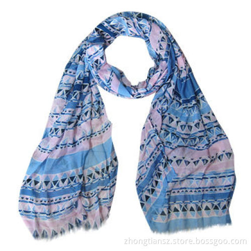 Scarf for Spring and Summer, Made of 100% Viscose, Various Colors are Available